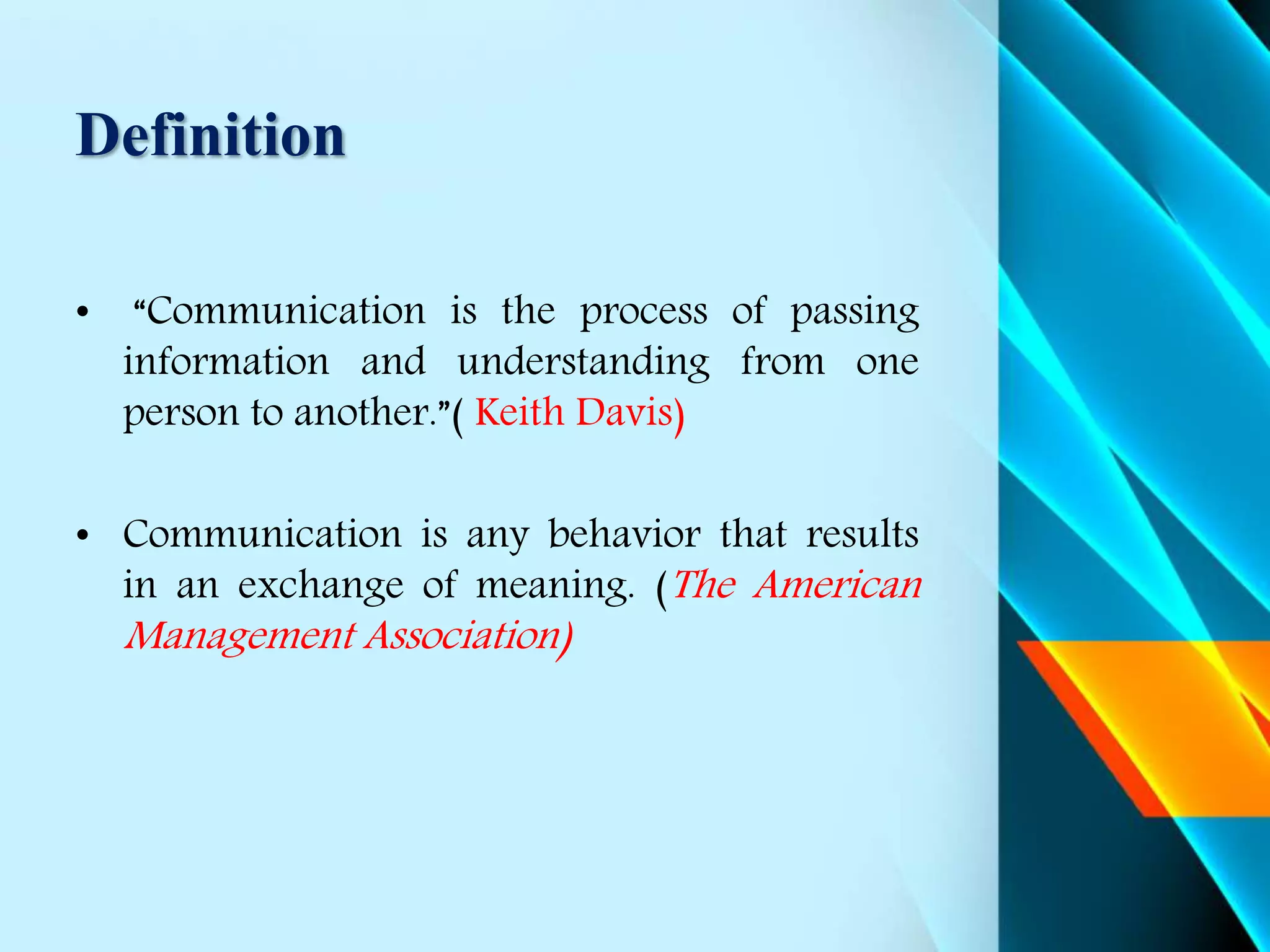 Communication | PPTX