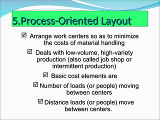Process Layout Minimizing Handling Cost Problem Example operations management -LESSON-4-LAYOUT-STRATEGIES.ppt