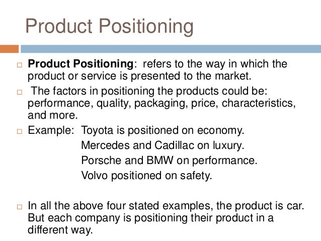 importance of market segmentation targeting and positioning pdf