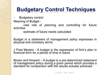 Principles of Management unit 5 | PPTX