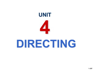 DIRECTING
1–307
UNIT
4
 