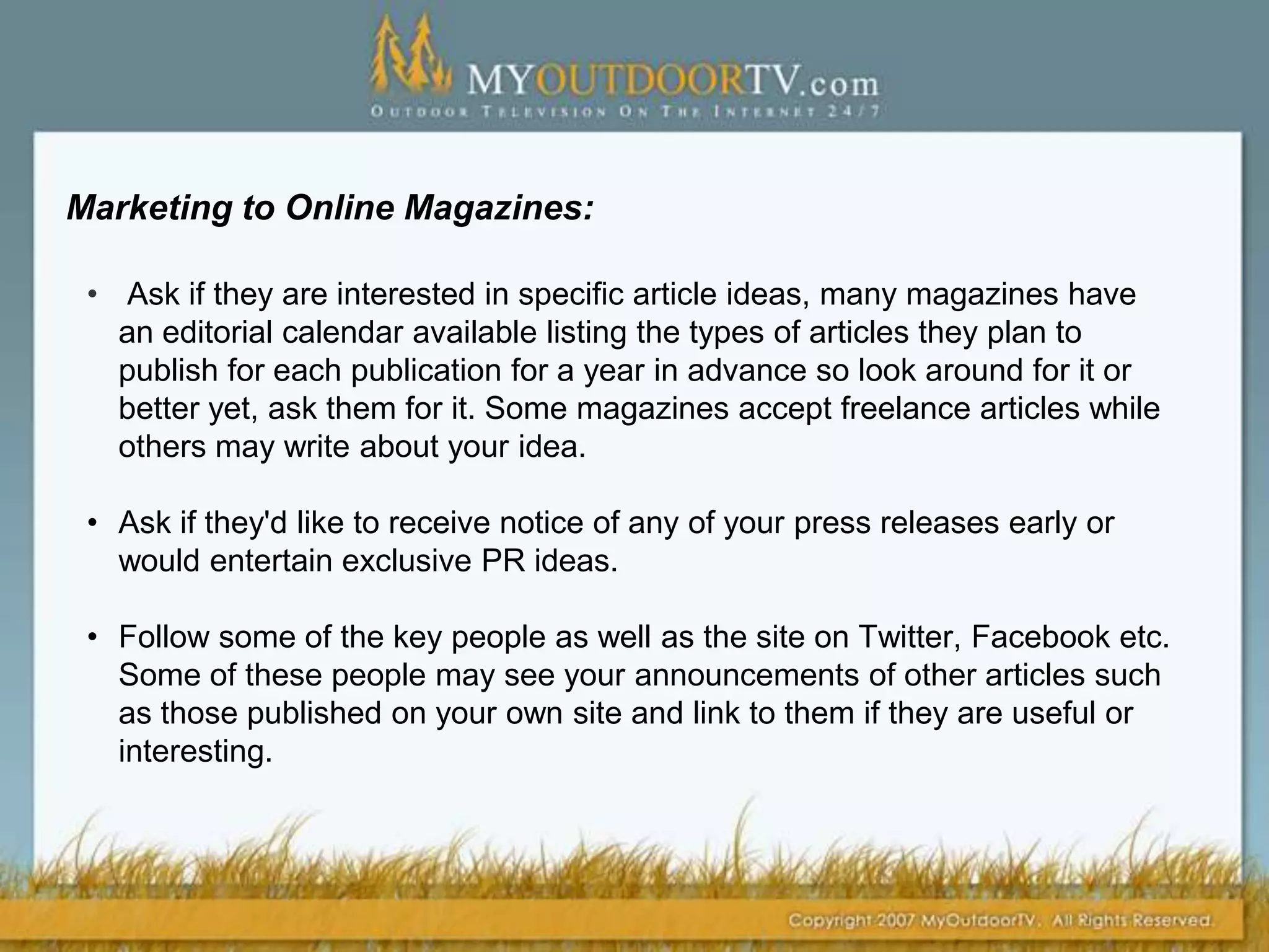 Page Strength and Traffic Tools:Most of the websites and blogs that you find at the top of the search listings are probably worth examining. You can also check them with some of the Page Strength tools that are available.  Most show PageRank and other indicators of page strength including social media info etc. Tools include  SEO Site Tools on Chrome and SEOBook and SEOquake on Firefox.You can also check if Compete.com or Quantcast.com has traffic data for a site by searching on the domain. Take any traffic data with a "grain of salt" as they are often inaccurate (usually off by 50% unless site is “quantified”. However, the fact that traffic data is even available for a site in Compete or Quantcast (or even better; in both) is a good indicator.Influence measurement sites like Klout.com.Disregard Alexa.  Not accurate from a traffic perspective.