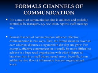 POM_COMMUNICATION IN ORGANISATION | PPT