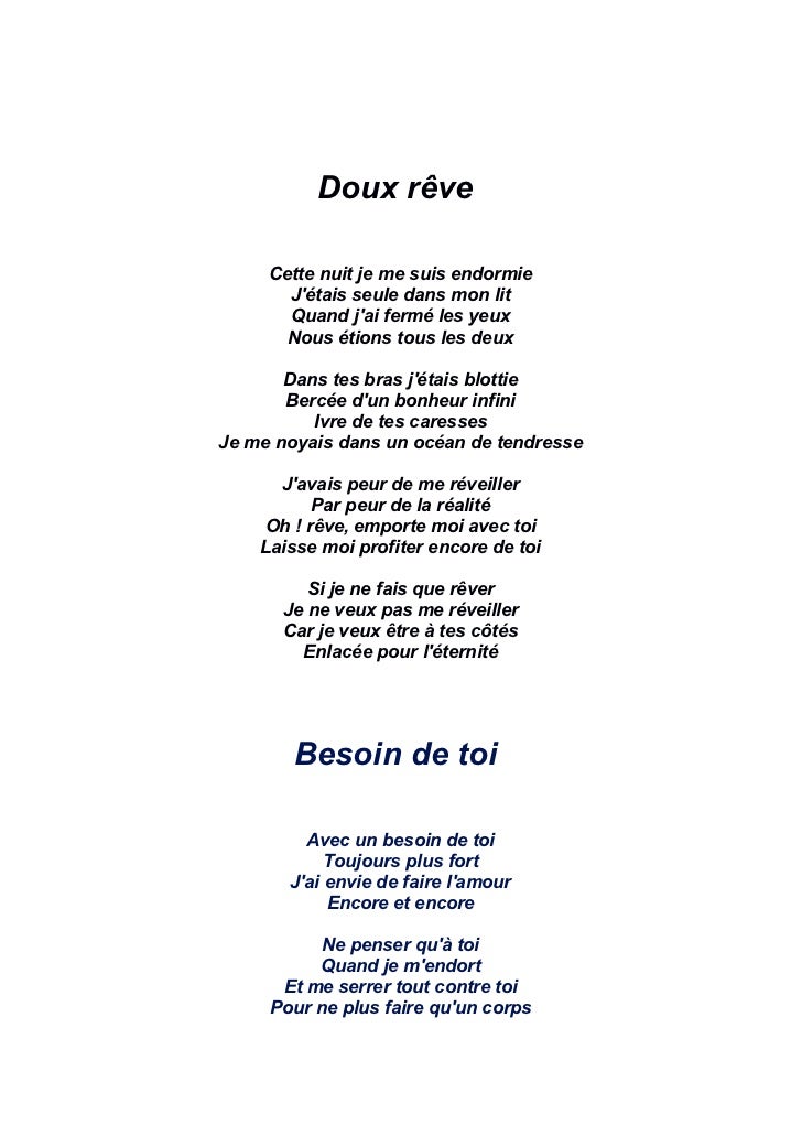 Poeme Pour La Vie Avec Toi