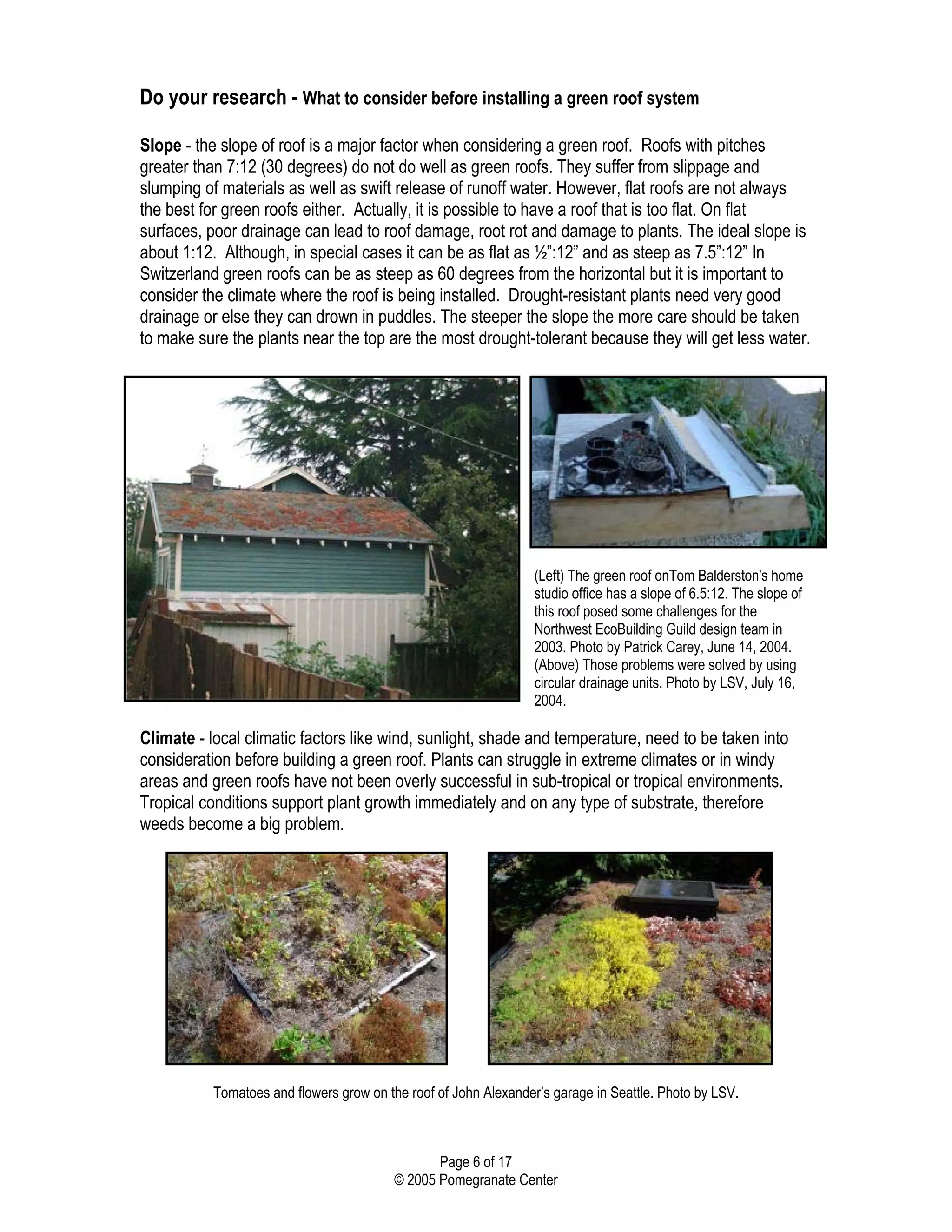 Picture of Pomegranate Center Green Roof Manual | PDF