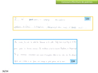 Concours d’écriture de poèmes




                              133




                 134



36/54
 
