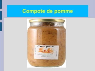 Compote de pomme 