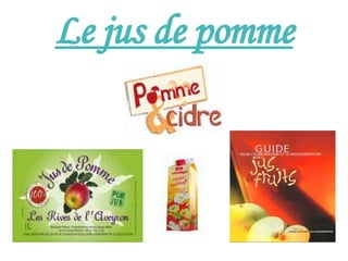 Le jus de pomme 