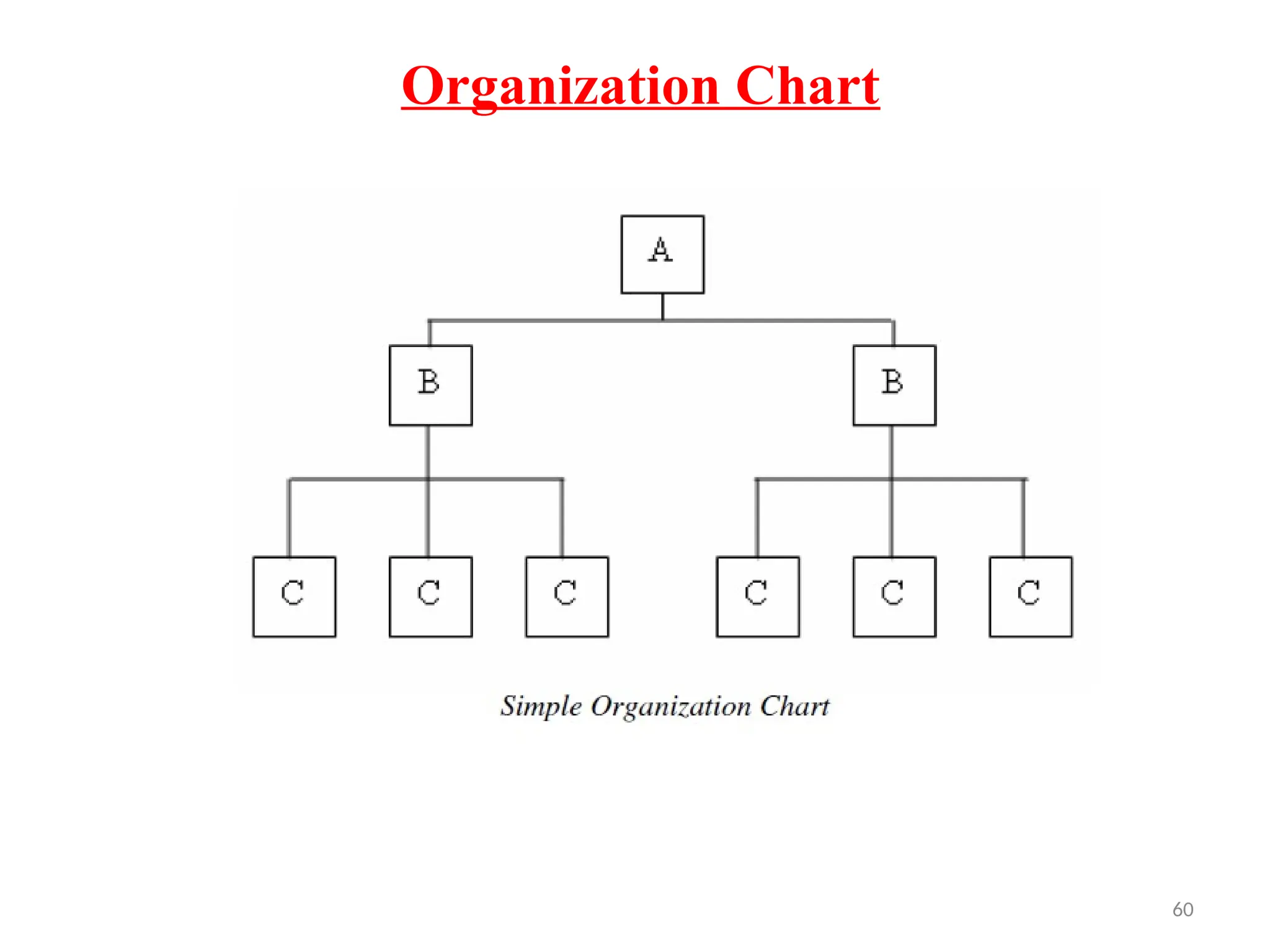 60
Organization Chart
 