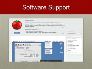 Software Support
 