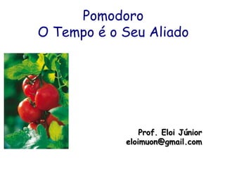Pomodoro O Tempo é o Seu Aliado Prof. Eloi Júnior [email_address] 