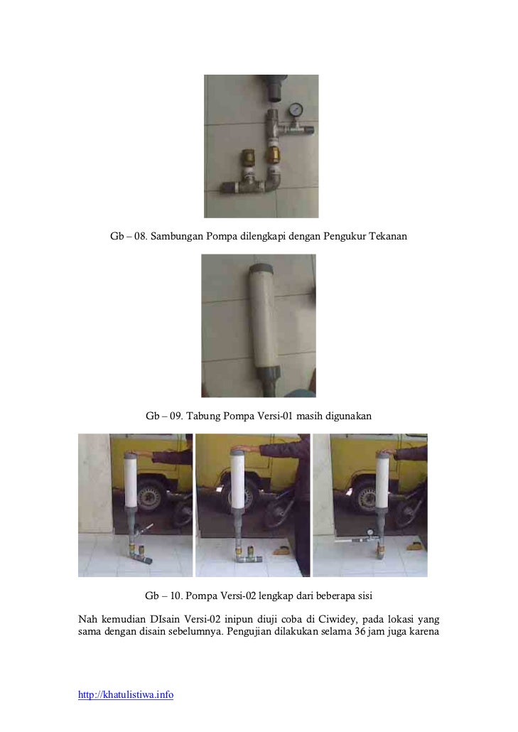 Hidram - Pompa Air tanpa Listrik & Minyak