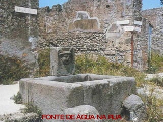 FONTE DE ÁGUA NA RUA 