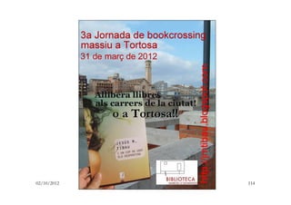 o a Tortosa!!




02/10/2012       - EQC -     114
 