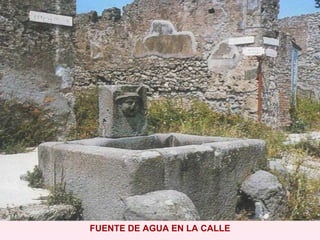 FUENTE DE AGUA EN LA CALLE 