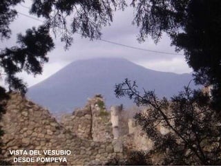 VISTA DEL VESUBIO DESDE POMPEYA 
