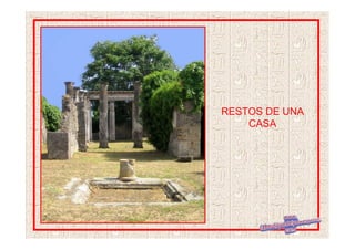 RESTOS DE UNA
    CASA
 