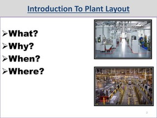 plant layout PPT - FACTORS, OBJECTIVES, ADVANTAGES | PPTX