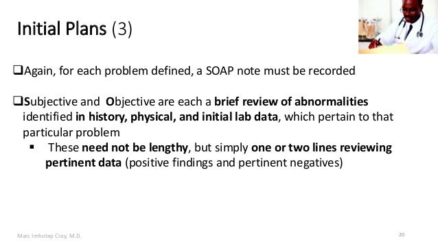 Chart Note Using History And Physical Style