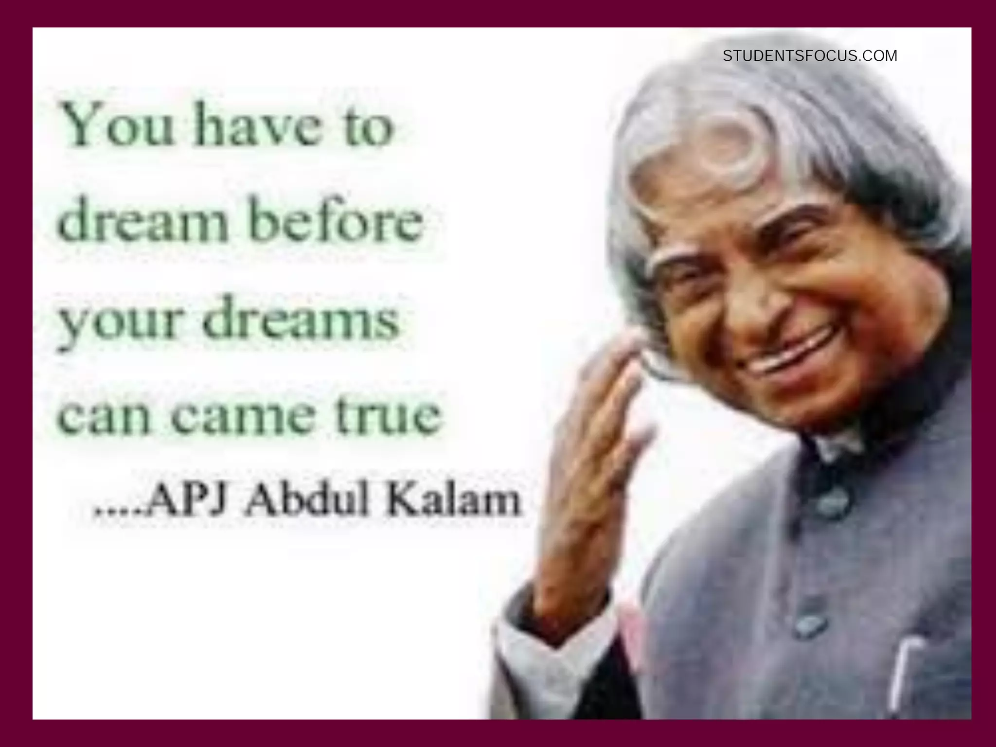 12
STUDENTSFOCUS.COM
 