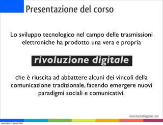 La Comunicazione Digitale