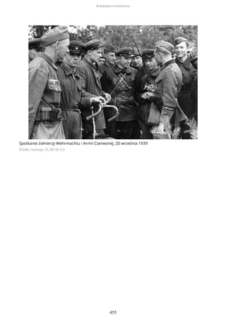 Spotkanie żołnierzy Wehrmachtu i Armii Czerwonej, 20 września 1939
Źródło: licencja: CC BY-SA 3.0
Kampania wrześniowa
455
 