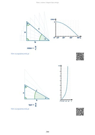 Film na epodreczniki.pl
Film na epodreczniki.pl
Sinus, cosinus i tangens kąta ostrego
380
 