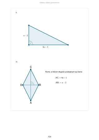 II.
III.
Zadania, zadania generatorowe
520
 