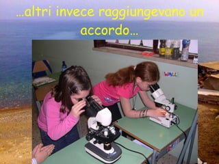 … altri invece raggiungevano un accordo… 