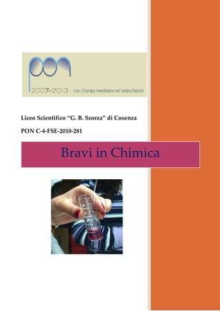 Liceo Scientifico “G. B. Scorza” di Cosenza

PON C-4-FSE-2010-281



              Bravi in Chimica
 