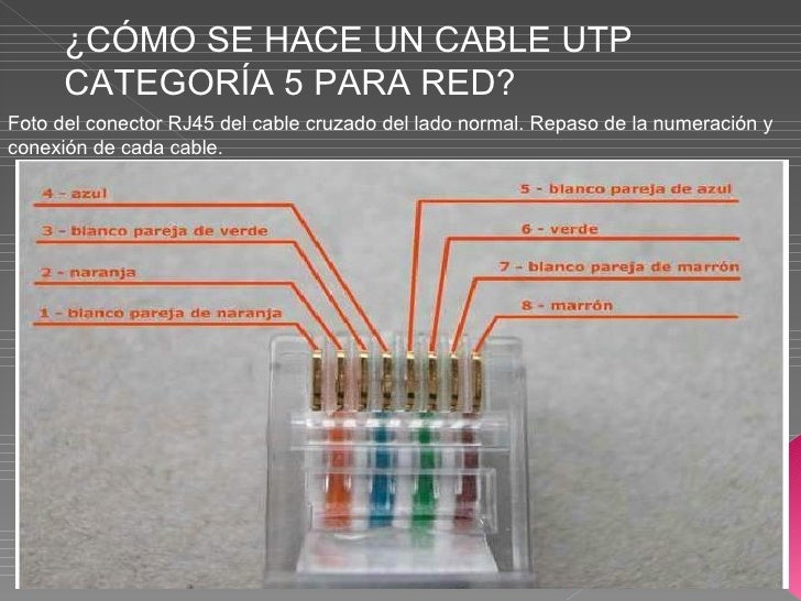 Como hacer un cable de red