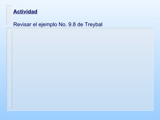 Actividad Revisar el ejemplo No. 9.8 de Treybal 