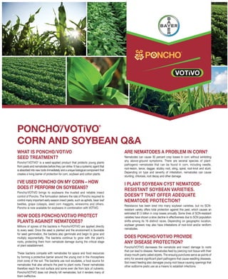 Prevention sharply Numeric Poncho® Votivo® Corn and Soybean Q&A