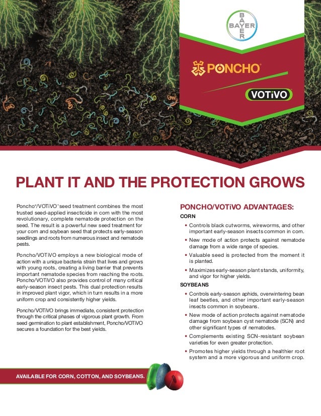 Poncho®/VOTiVO Product Bulletin Corn and Soybean