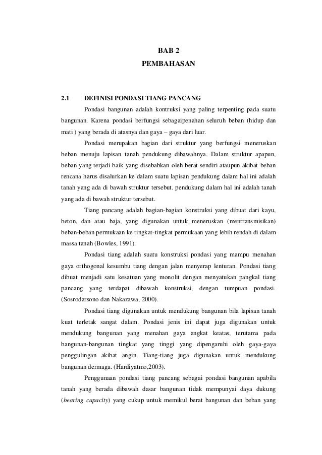 Pondasi tiang pancang univ.gunadarma (ayu, aci, yoan)