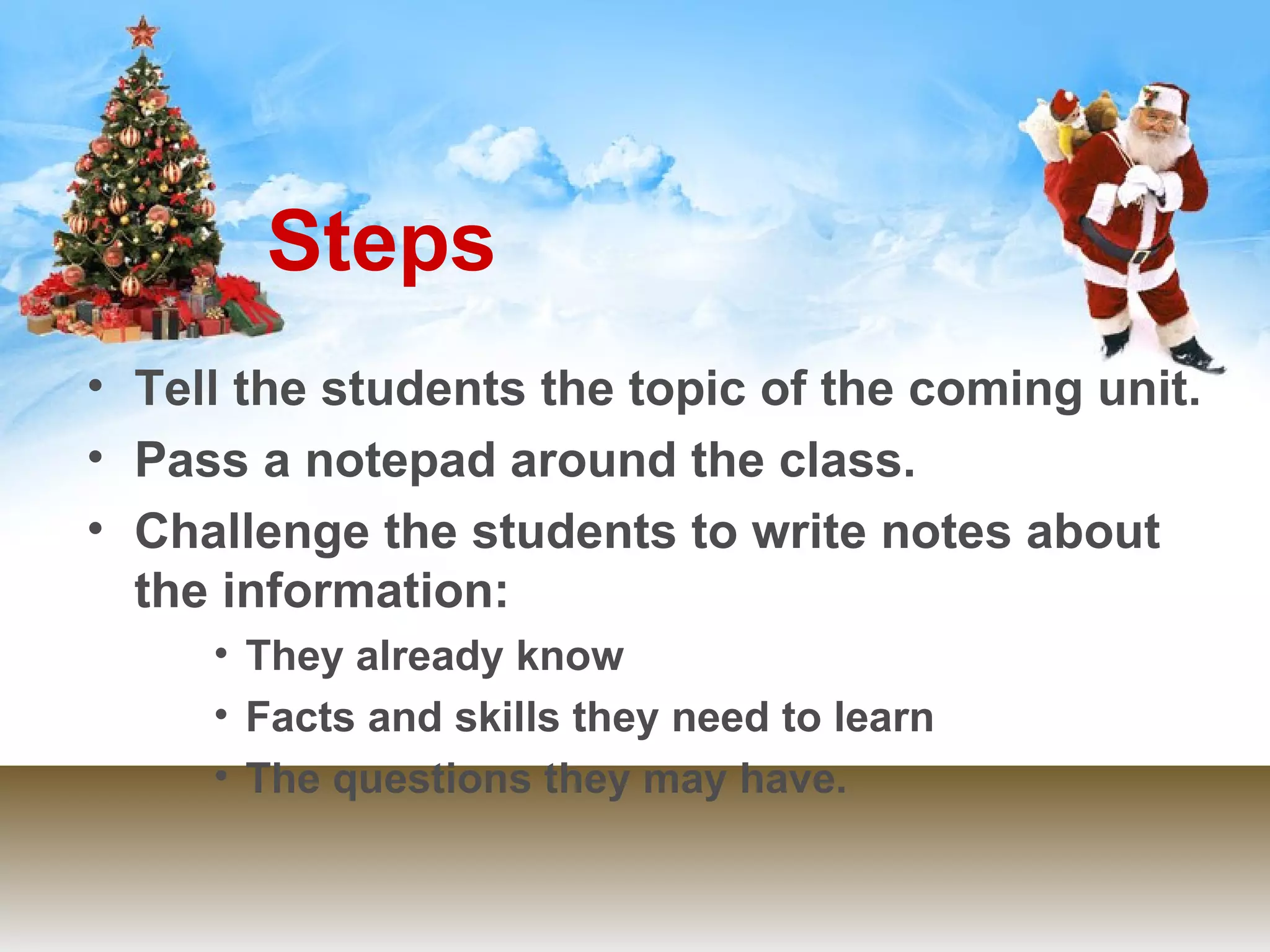 Ponder and pass ppt