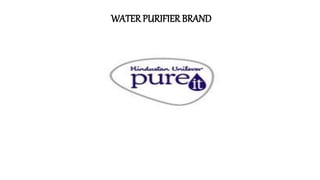 WATER PURIFIER BRAND
 