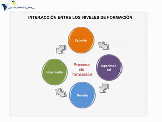 INTERACCIÓN ENTRE LOS NIVELES DE FORMACIÓN  Proceso  de  formación 