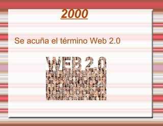 1999 Surge Napster, programa para bajar música. 
