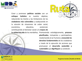 La Mérida Humana. La gestión social en el municipio Libertador, estado ...