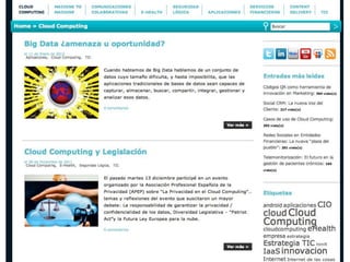 Ponencia @chemapalomares en evento cio net 