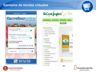 Ejemplos de tiendas virtuales Page     