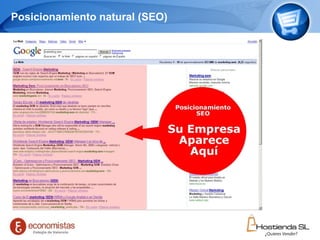 Posicionamiento natural (SEO) Page     