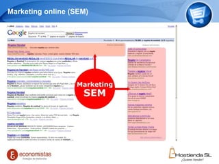Marketing online (SEM) Page     