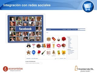 Integración con redes sociales Page     