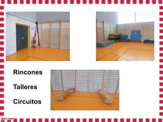 Rincones

Talleres

Circuitos
 