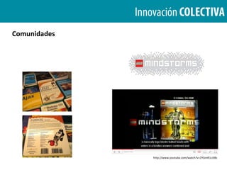 Proyectos transparentes. Una vez aceptado el proyecto, este debe ser totalmente transparente para la comunidad.2Innovación abierta INTERorganizacional