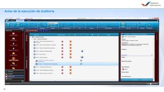 29
Antes de la ejecución de Auditoría
 