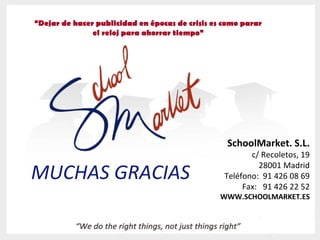 (I) SchoolMarket en Congreso Escuela Eficaz