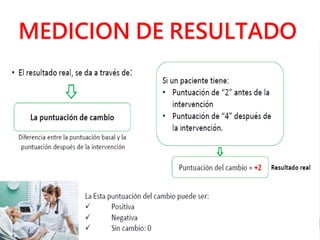 MEDICION DE RESULTADO
 